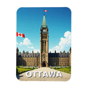 Ottawa Canada Travel Magnet