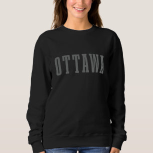 Ottawa Canada Vintage Pride Canadian Sweatshirt
