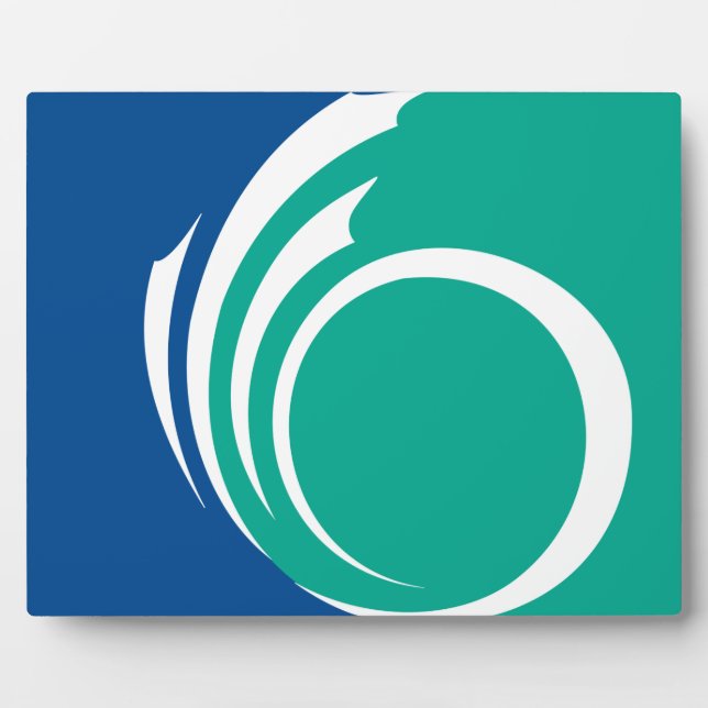 Ottawa City Flag on Plaque (Front)