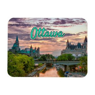 Ottawa clouds scenery magnet