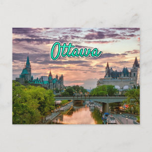 Ottawa clouds scenery postcard
