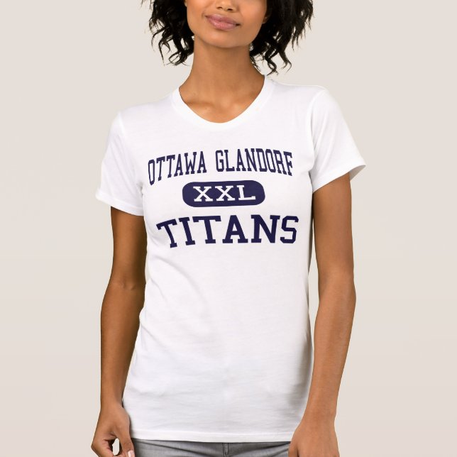 Ottawa Glandorf - Titans - High - Ottawa Ohio T-Shirt (Front)