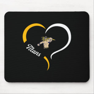 Ottawa-glandorf Titans Logo Half Heart Slogan Hs Mouse Pad
