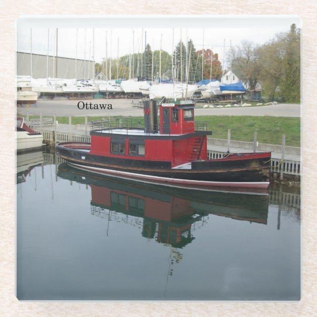 Ottawa glass coaster (Front)