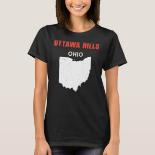 Ottawa Hills Ohio USA State America Travel Ohioan T-Shirt