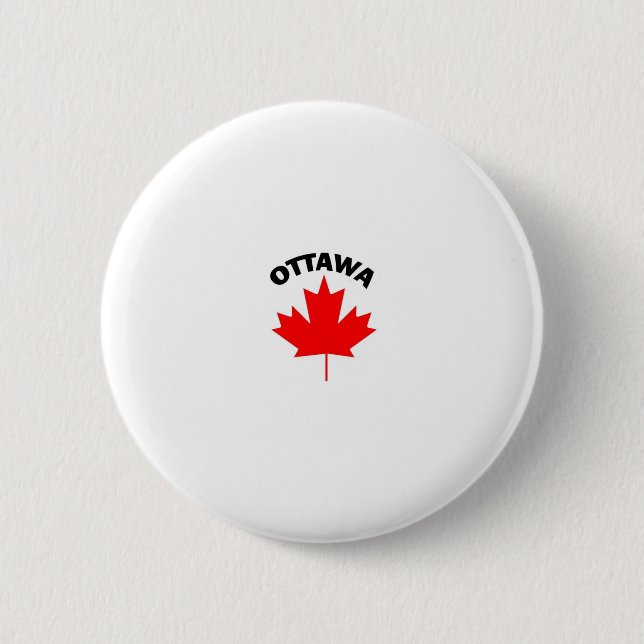 Ottawa, Ontario 6 Cm Round Badge (Front)
