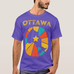 Ottawa Ontario Canada Vintage Distressed Souvenir T-Shirt