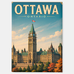 🏛️ Ottawa Ontario Parliament Hill Magnet