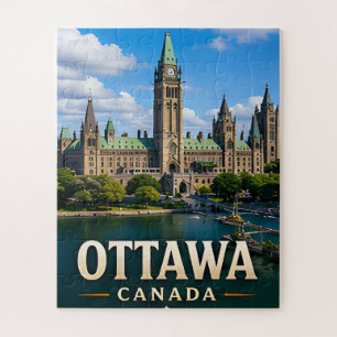 Ottawa Parliament Hill and Canadian Heritage Jigsaw Puzzle