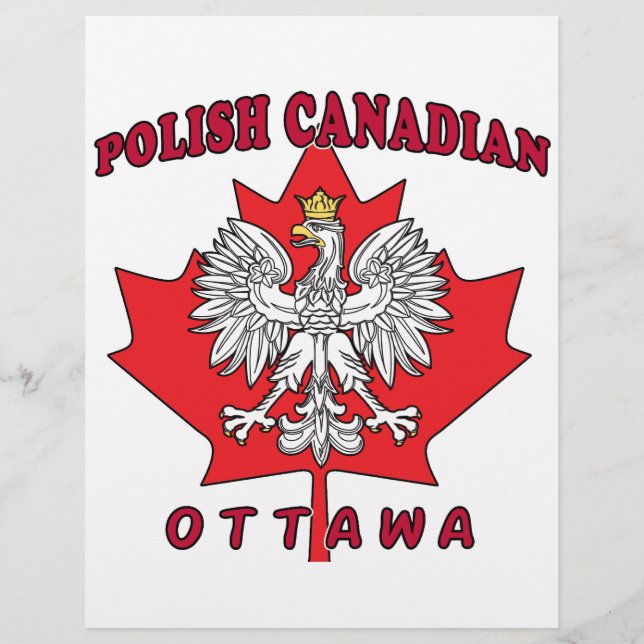 Ottawa Polish Canadian Leaf Flyer (Front)