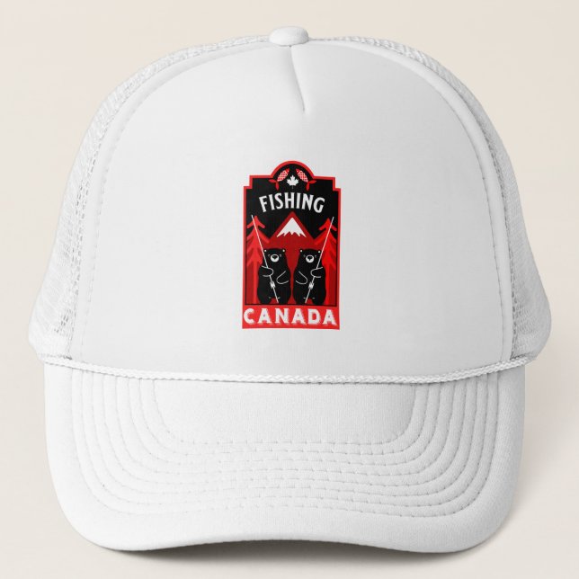 Ottawa River River Canada Trucker Hat (Front)