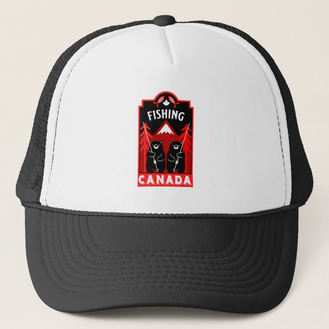 Ottawa River River Canada Trucker Hat (Front)