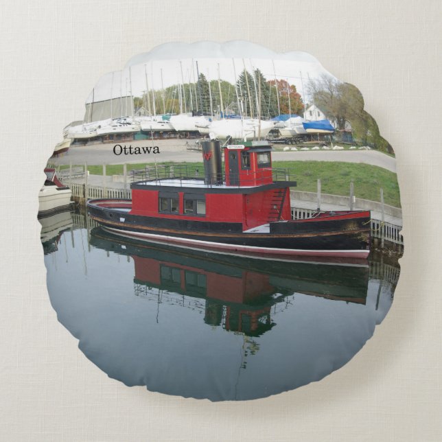 Ottawa round pillow (Front)