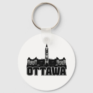 Ottawa Skyline Key Ring