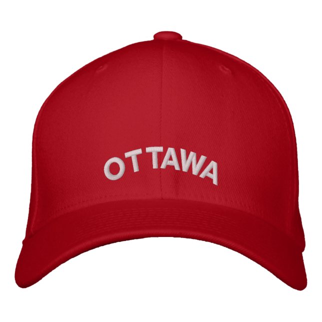 Ottawa Souvenir Baseball Cap Embroidered Cap (Front)