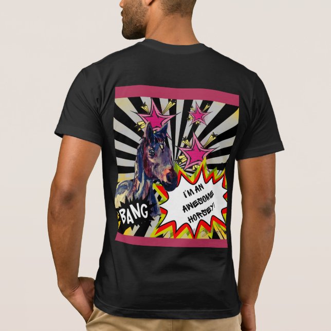 ottb club /awesome horsey T-Shirt (Back)