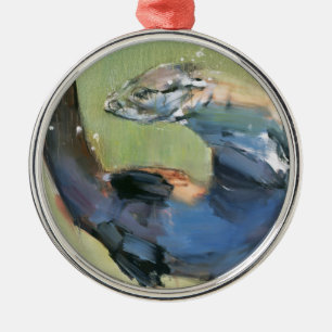 Otter 2003 metal tree decoration