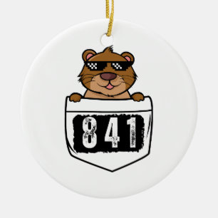 Otter 841 ceramic ornament