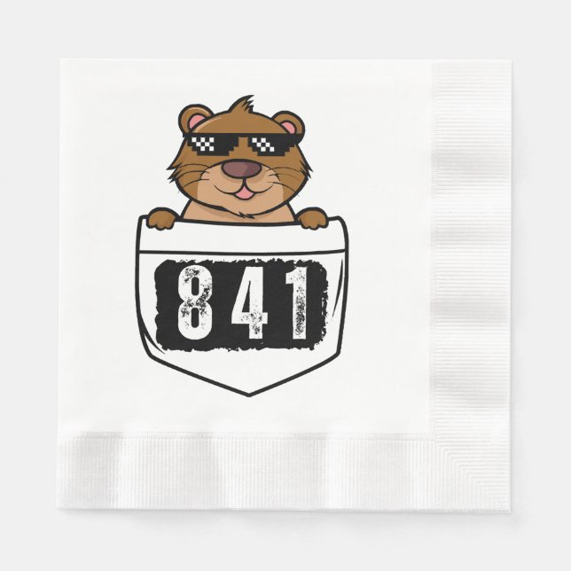 Otter 841  napkin (Front)
