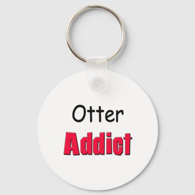 Otter Addict Key Ring (Front)