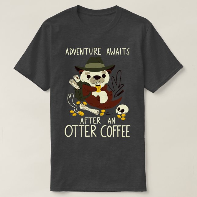 Otter Adventurer T-Shirt (Design Front)