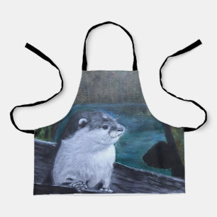 Otter All-Over Print Apron