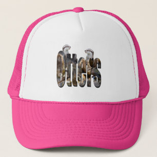 Otter And Otters Logo, Trucker Hat