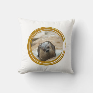 Otter Art Cushion