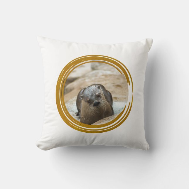 Otter Art Cushion (Front)