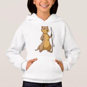 Otter as Fisher with Fishing rod