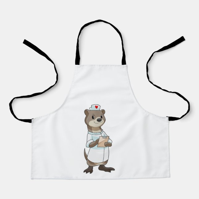 Otter as Nurse with Heart Apron (Front)