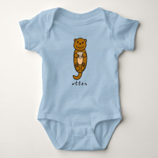 Otter Baby BodySuit or One-Piece (with base)