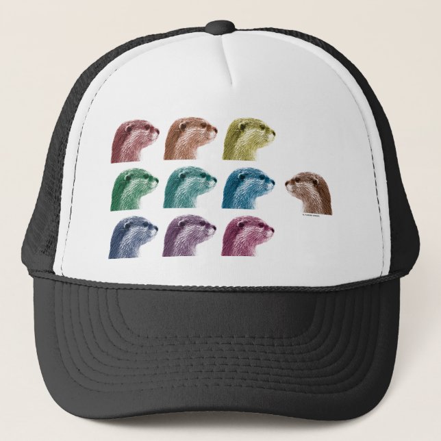 Otter Be Different Trucker Hat (Front)