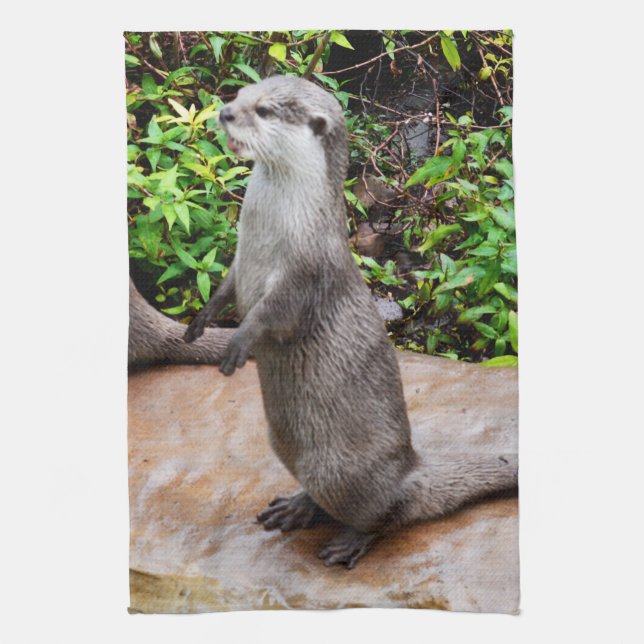 Otter Be Talking To Me, Tea Towel (Vertical)