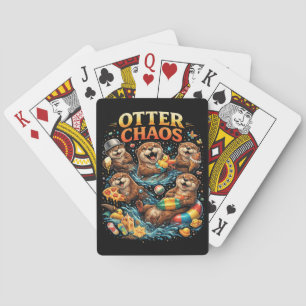 Otter Chaos Playing Cards