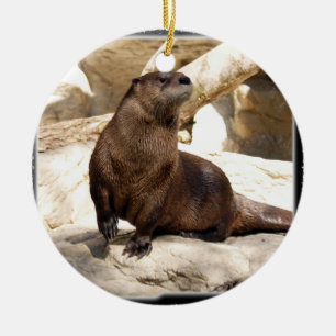Otter Christmas Ornament