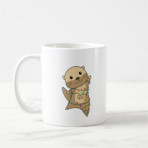 Otter Christmas Snow Winter Animals Otter Coffee Mug