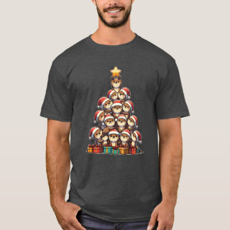 Otter Christmasree Merry Christmas retro T-Shirt