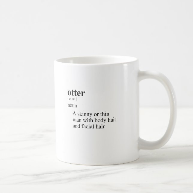 OTTER COFFEE MUG (Right)