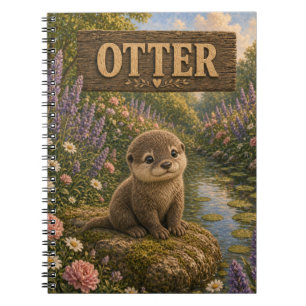 Otter Cute Baby Storybook Nursery Animal Notebook