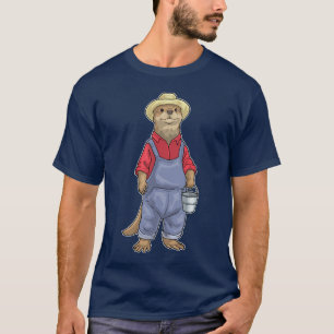 Otter Farmer Bucket Farm T-Shirt