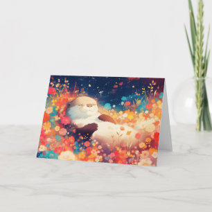 Otter Floral Hideaway Card