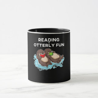 Otter Gift | Sea Otter Book Reading Gift Bookworm Mug