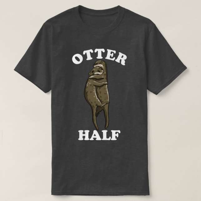 Otter Half T-Shirt (Design Front)