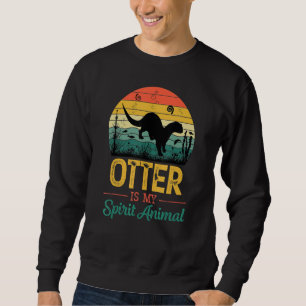 Otter Is My Spirit Animal Shirt Retro Otter Life W