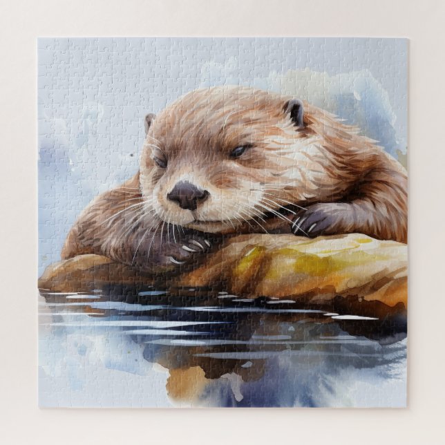 Otter Jigsaw Puzzle (Vertical)
