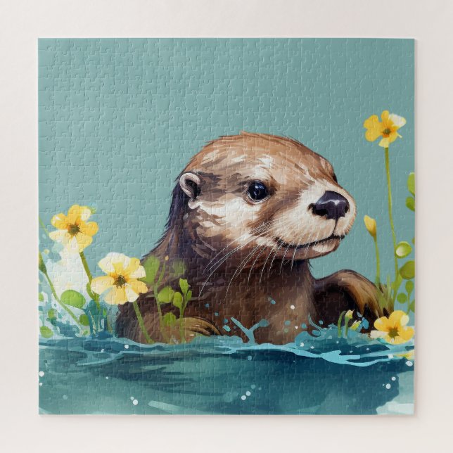 Otter Jigsaw Puzzle (Vertical)