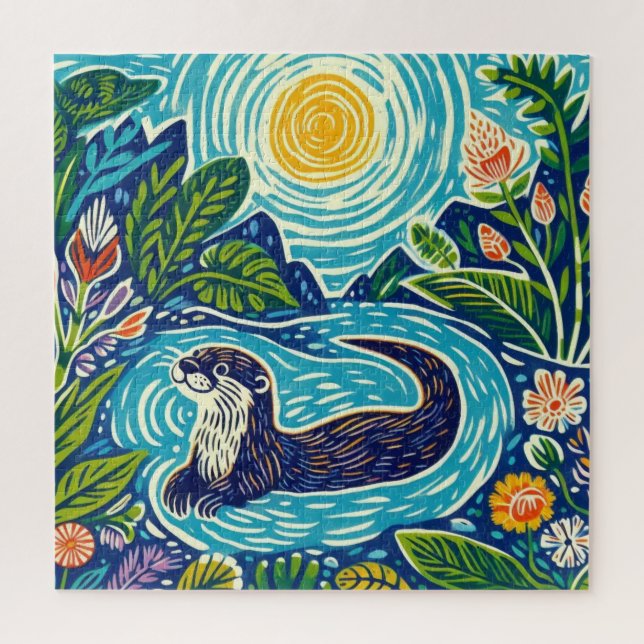 Otter Jigsaw Puzzle (Vertical)