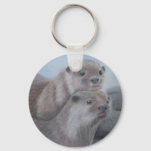 Otter Key Ring Keychain