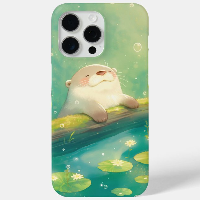 Otter Log of Leisure Case-Mate iPhone Case (Back)